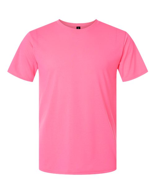 Gildan G420 Adult Performance Adult 5 oz. T-Shirt #color_SAFETY PINK