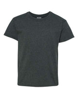 Gildan G500B Youth Heavy Cotton T-Shirt #color_DARK HEATHER