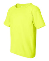 Gildan G500B Youth Heavy Cotton T-Shirt #color_SAFETY GREEN