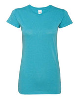 J America JA8138 Ladies' Glitter T-Shirt #color_MAUI BLUE