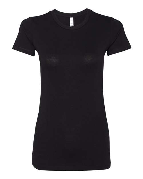 Bella + Canvas 6004 Ladies' Slim Fit T-Shirt #color_SOLID BLK BLEND
