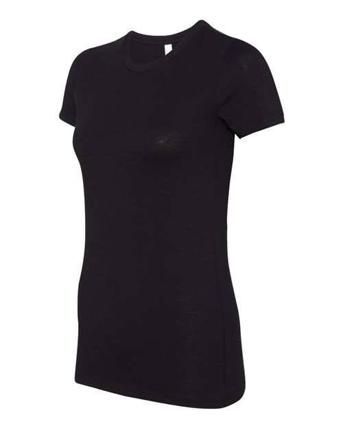 Bella + Canvas 6004 Ladies' Slim Fit T-Shirt #color_SOLID BLK BLEND