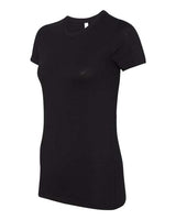 Bella + Canvas 6004 Ladies' Slim Fit T-Shirt #color_SOLID BLK BLEND