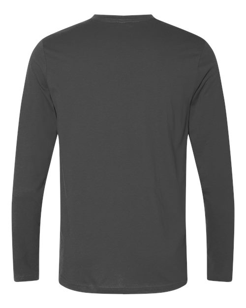 Next Level N3601 Men's Cotton Long-Sleeve Crew #color_HEAVY METAL
