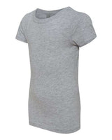 Next Level N3710 Youth Girls Princess T-Shirt #color_HEATHER GRAY