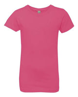 Next Level N3710 Youth Girls Princess T-Shirt #color_HOT PINK