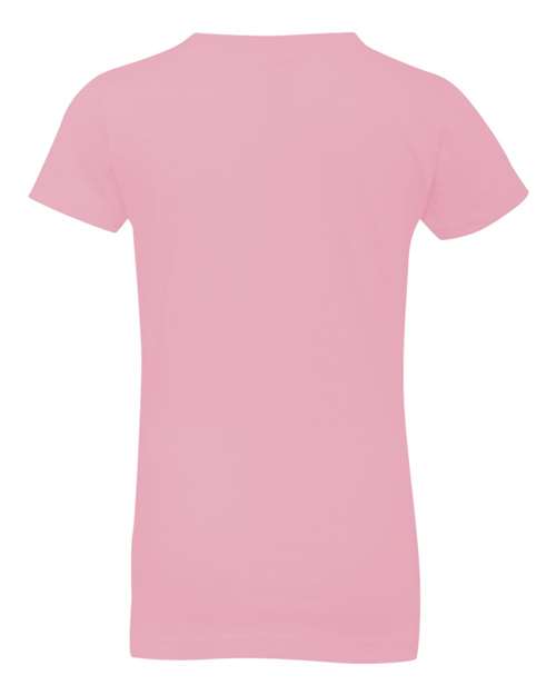 Next Level N3710 Youth Girls Princess T-Shirt #color_LIGHT PINK