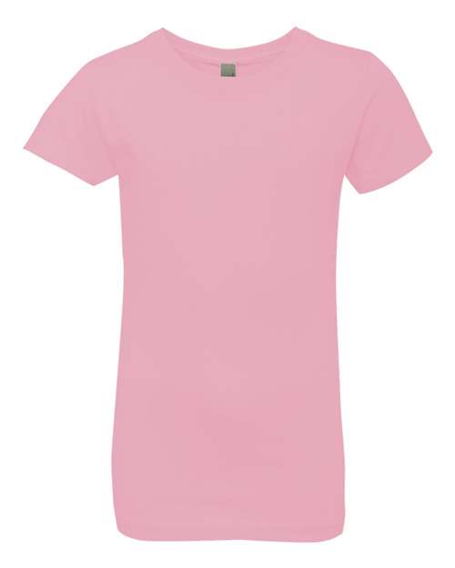 Next Level N3710 Youth Girls Princess T-Shirt #color_LIGHT PINK