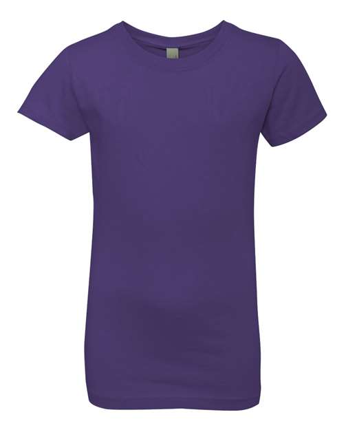Next Level N3710 Youth Girls Princess T-Shirt #color_PURPLE RUSH