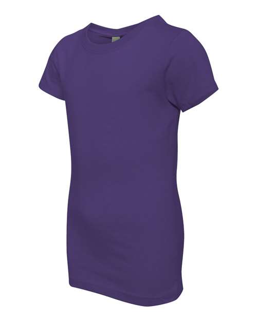 Next Level N3710 Youth Girls Princess T-Shirt #color_PURPLE RUSH