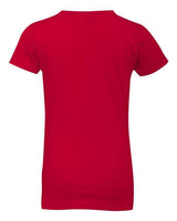 Next Level N3710 Youth Girls Princess T-Shirt #color_RED