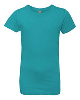 Next Level N3710 Youth Girls Princess T-Shirt #color_TAHITI BLUE