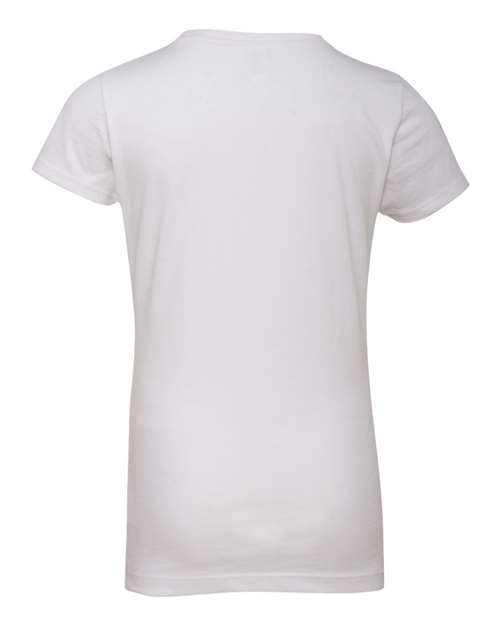 Next Level N3710 Youth Girls Princess T-Shirt #color_WHITE