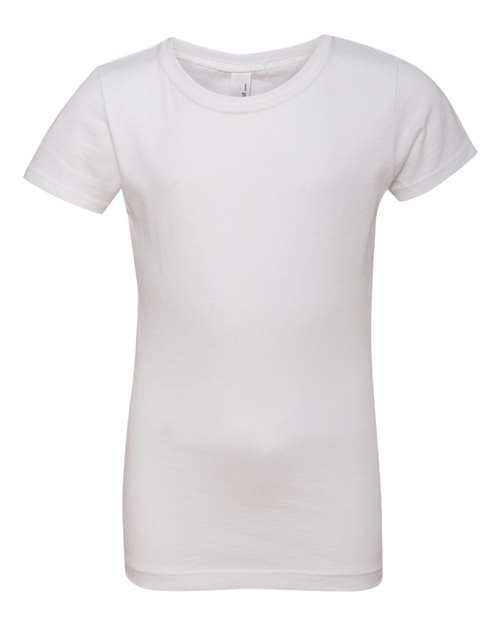 Next Level N3710 Youth Girls Princess T-Shirt #color_WHITE
