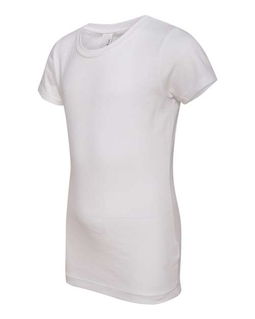 Next Level N3710 Youth Girls Princess T-Shirt #color_WHITE