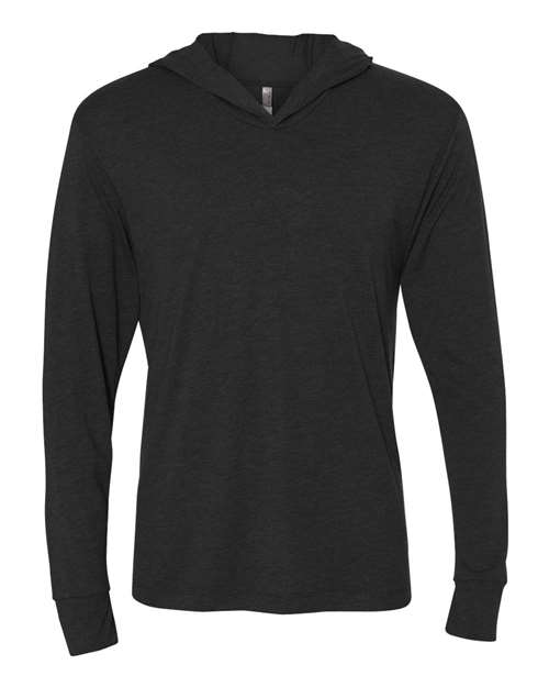 Next Level N6021 Adult Triblend Long-Sleeve Hoody #color_VINTAGE BLACK
