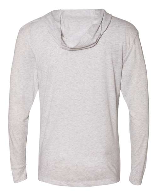 Next Level N6021 Adult Triblend Long-Sleeve Hoody #color_HEATHER WHITE