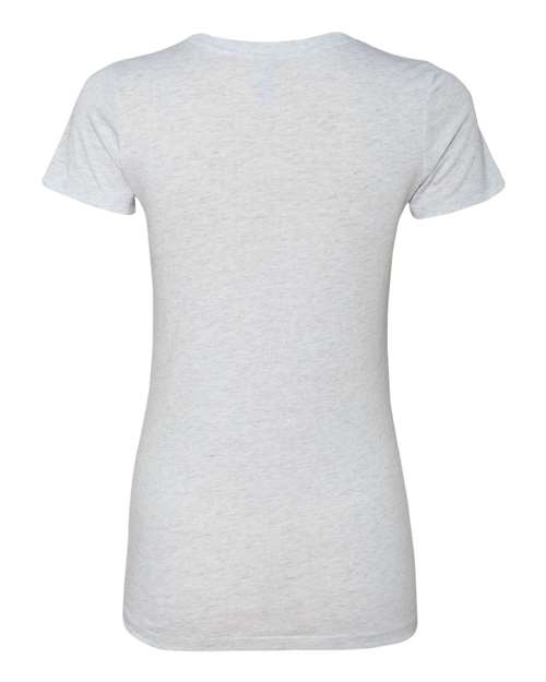 Next Level 6710 Ladies' Triblend Crew #color_HEATHER WHITE