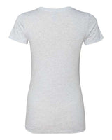 Next Level 6710 Ladies' Triblend Crew #color_HEATHER WHITE