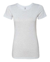 Next Level 6710 Ladies' Triblend Crew #color_HEATHER WHITE