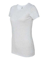 Next Level 6710 Ladies' Triblend Crew #color_HEATHER WHITE