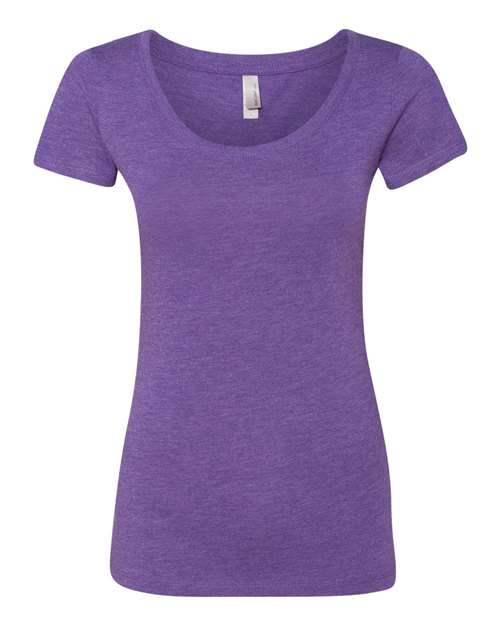 Next Level 6730 Ladies' Triblend Scoop #color_PURPLE RUSH