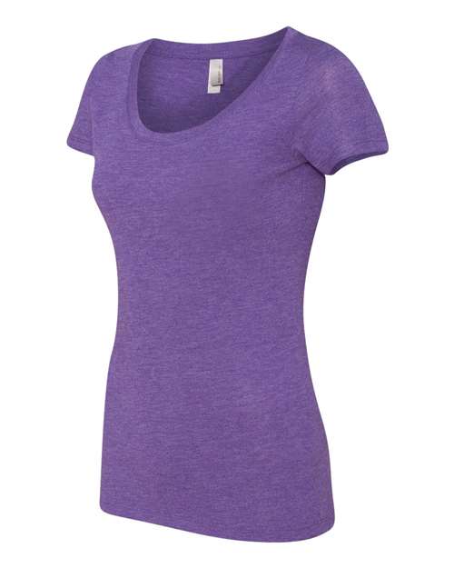 Next Level 6730 Ladies' Triblend Scoop #color_PURPLE RUSH