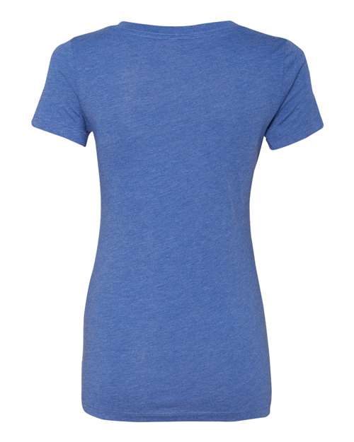 Next Level 6740 Ladies' Triblend Deep V #color_VINTAGE ROYAL