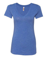 Next Level 6740 Ladies' Triblend Deep V #color_VINTAGE ROYAL
