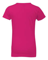 Next Level N3710 Youth Girls Princess T-Shirt #color_RASPBERRY