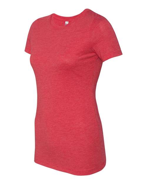 Next Level 6710 Ladies' Triblend Crew #color_VINTAGE RED