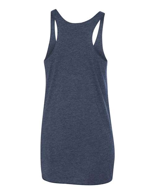 Next Level 6733 Ladies' Triblend Racerback Tank #color_VINTAGE NAVY