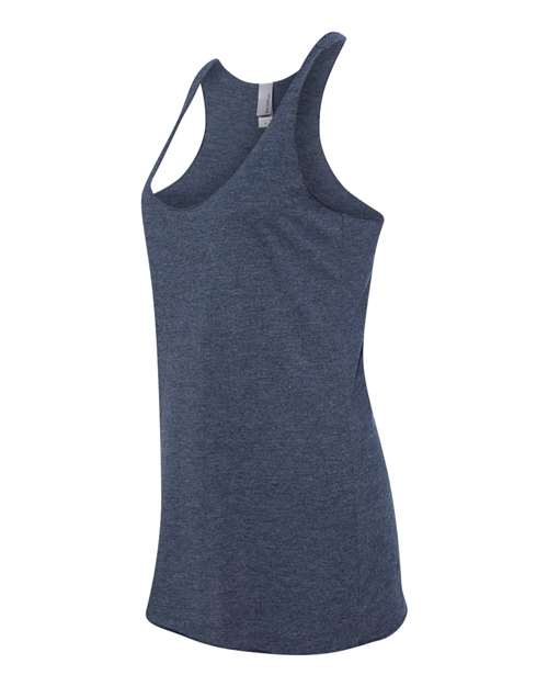 Next Level 6733 Ladies' Triblend Racerback Tank #color_VINTAGE NAVY