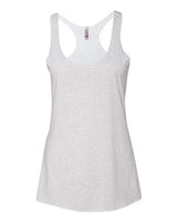 Next Level 6733 Ladies' Triblend Racerback Tank #color_HEATHER WHITE