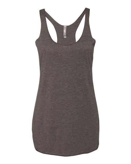 Next Level 6733 Ladies' Triblend Racerback Tank #color_MACCHIATO