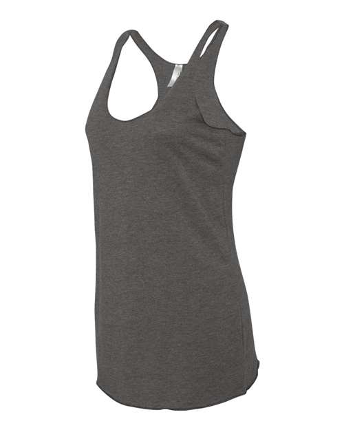 Next Level 6733 Ladies' Triblend Racerback Tank #color_PREMIUM HEATHER