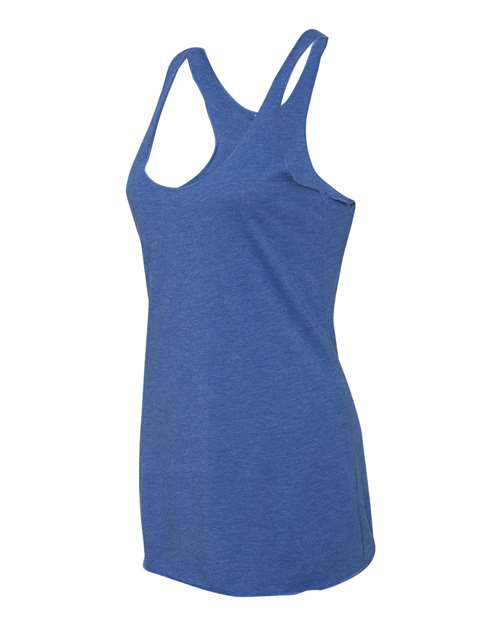 Next Level 6733 Ladies' Triblend Racerback Tank #color_VINTAGE ROYAL