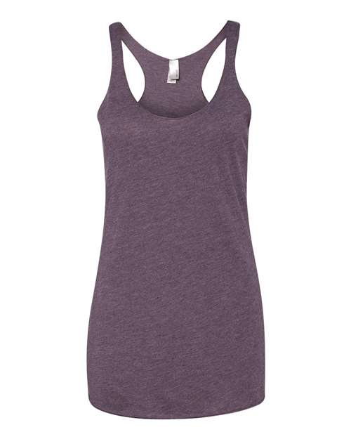 Next Level 6733 Ladies' Triblend Racerback Tank #color_VINTAGE PURPLE