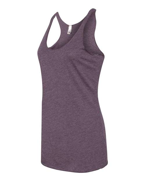 Next Level 6733 Ladies' Triblend Racerback Tank #color_VINTAGE PURPLE