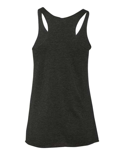 Next Level 6733 Ladies' Triblend Racerback Tank #color_VINTAGE BLACK