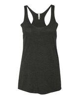 Next Level 6733 Ladies' Triblend Racerback Tank #color_VINTAGE BLACK