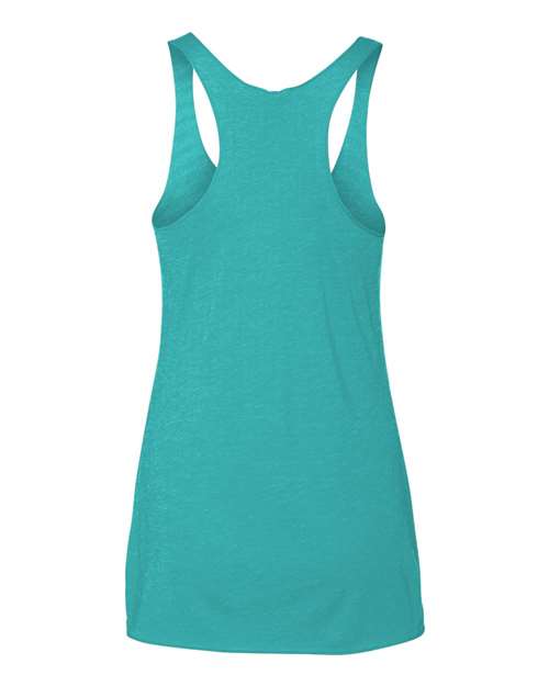 Next Level 6733 Ladies' Triblend Racerback Tank #color_TAHITI BLUE