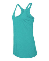 Next Level 6733 Ladies' Triblend Racerback Tank #color_TAHITI BLUE