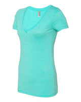 Next Level 6740 Ladies' Triblend Deep V #color_TAHITI BLUE