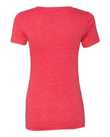 Next Level 6740 Ladies' Triblend Deep V #color_VINTAGE RED