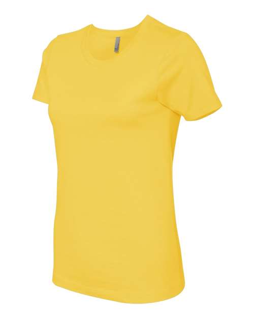 Next Level N3900 Ladies' Boyfriend T-Shirt #color_VIBRANT YELLOW
