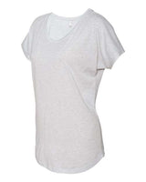 Next Level 6760 Ladies' Triblend Dolman #color_HEATHER WHITE
