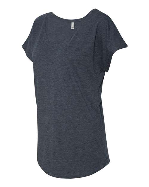 Next Level 6760 Ladies' Triblend Dolman #color_VINTAGE NAVY