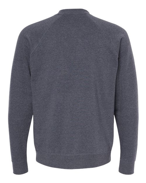 Independent Trading Co. PRM30SBC Special Blend Crewneck Raglan Sweatshirt #color_Midnight Navy