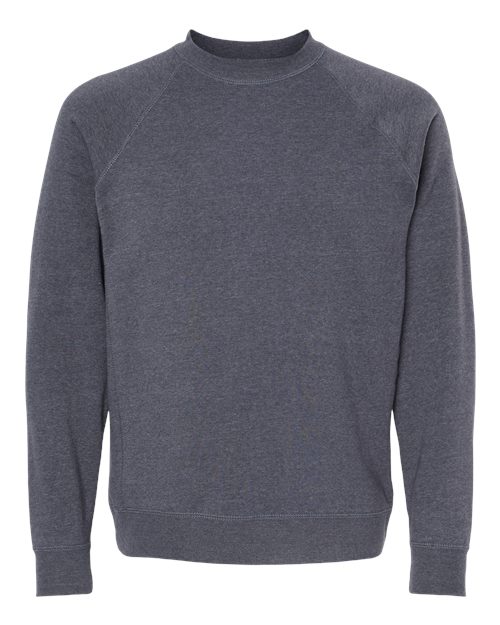 Independent Trading Co. PRM30SBC Special Blend Crewneck Raglan Sweatshirt #color_Midnight Navy